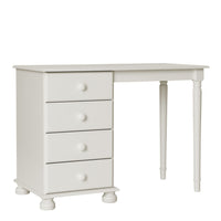 Thumbnail for Traditional White 4 Drawer Dressing Table With White Wooden Handles