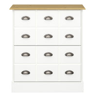 Thumbnail for Nola Shoe Cabinet White And Pine