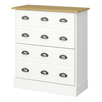 Thumbnail for Nola Shoe Cabinet White And Pine