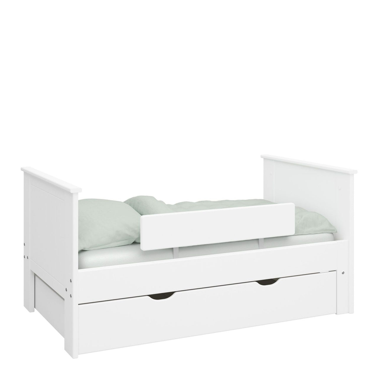 Mauro 1 Shelf Storage Unit in Matt White