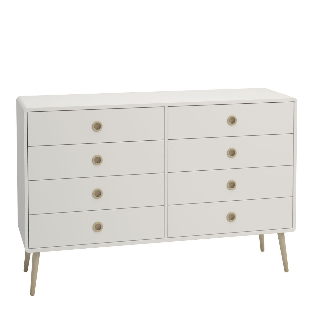 Softline 4 + 4 Wide Chest Off White