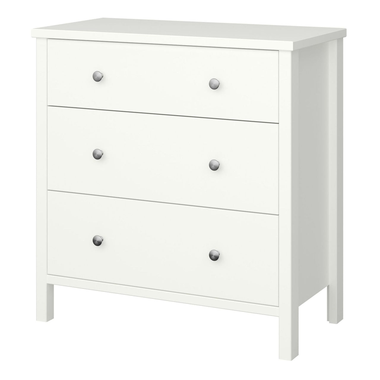 3 Drawer Chest Off White