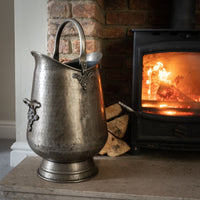 Thumbnail for Antique Pewter Coal Bucket