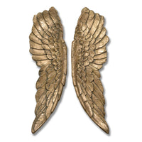 Thumbnail for Pair of Antique Gold Large Angel Wings Wall Hanging Decoration 104x30x8cm