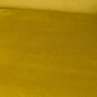 Thumbnail for Eva Framed Mustard Yellow Velvet Fabric Club Arm Chair On Black Metal Legs