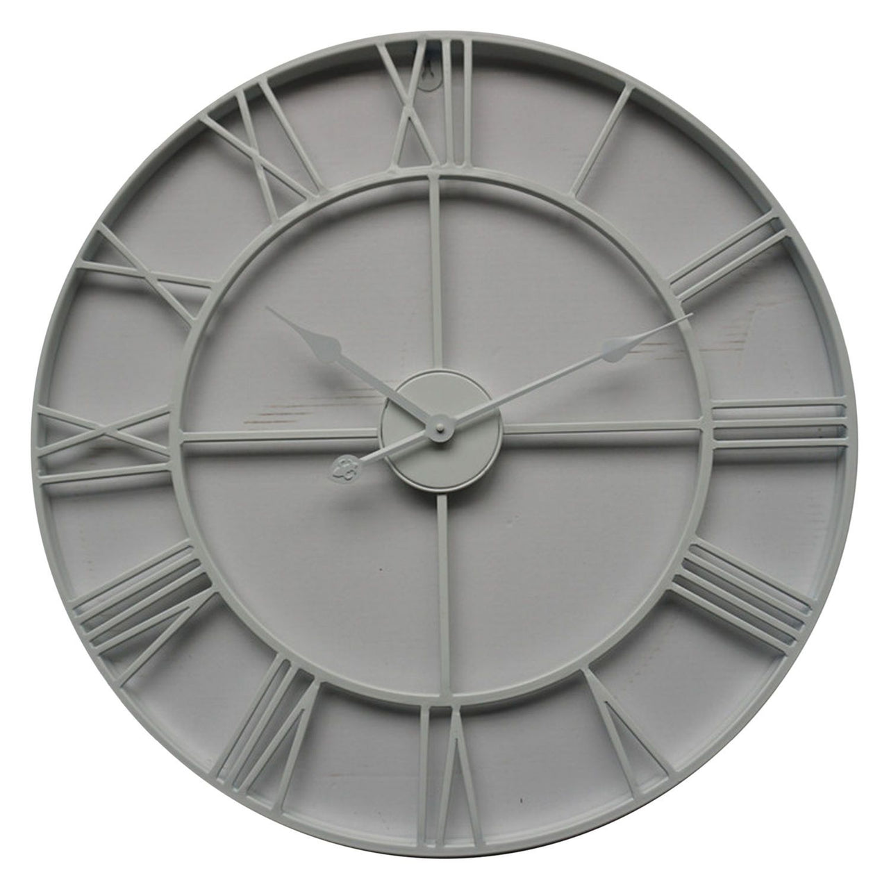 White Skeleton Outdoor Wall Clock