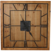 Thumbnail for Williston Square Wooden Wall Clock