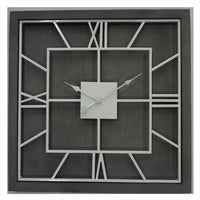 Thumbnail for Williston Grey Square Wall Clock