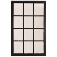 Thumbnail for Black Wooden Window Mirror