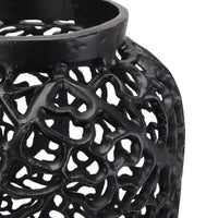 Thumbnail for Black Cast Lattice Large Vase