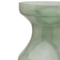 Thumbnail for Smoked Sage Glass Tall Fluted Vase