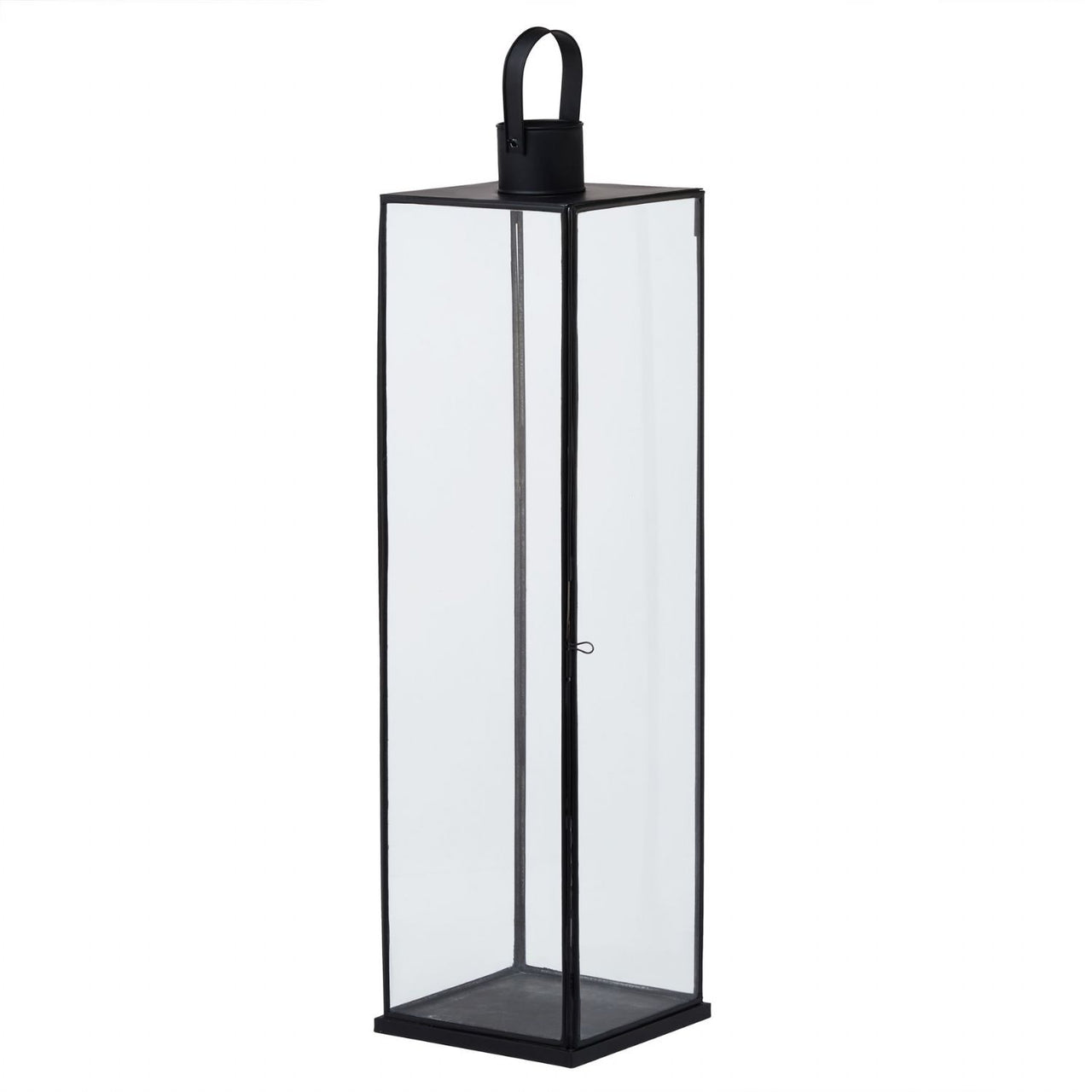 Flat Top Large Black Lantern