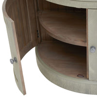 Thumbnail for Saltaire Collection Half Moon 2 Door Cupboard With Drawer