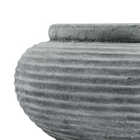 Thumbnail for Athena Round Ribbed Planter