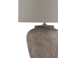 Thumbnail for Siena Brown Table Lamp With Linen Shade