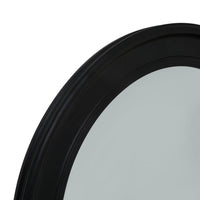 Thumbnail for Black Wood Round Framed Mirror