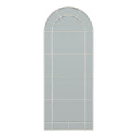 Thumbnail for White Large Arched Window Mirror