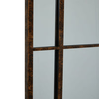 Thumbnail for Rust Effect Large Arched Window Mirror