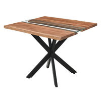 Thumbnail for Live Edge Collection Square River Dining Table