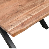 Thumbnail for Live Edge Collection Large Square Dining Table