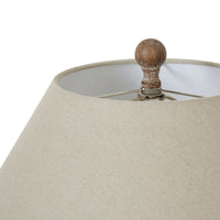 Thumbnail for Saturn Table Lamp With Linen Shade