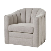 Thumbnail for Lily Swivel Chair In Oatmeal Twill