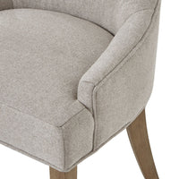 Thumbnail for Brockham Oatmeal Twill Dining Chair