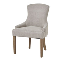 Thumbnail for Brockham Oatmeal Twill Dining Chair