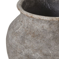 Thumbnail for Hellenic Extra Large Old Wall Grey Planter Pot