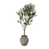 Thumbnail for Hellenic Extra Large Old Wall Grey Planter Pot