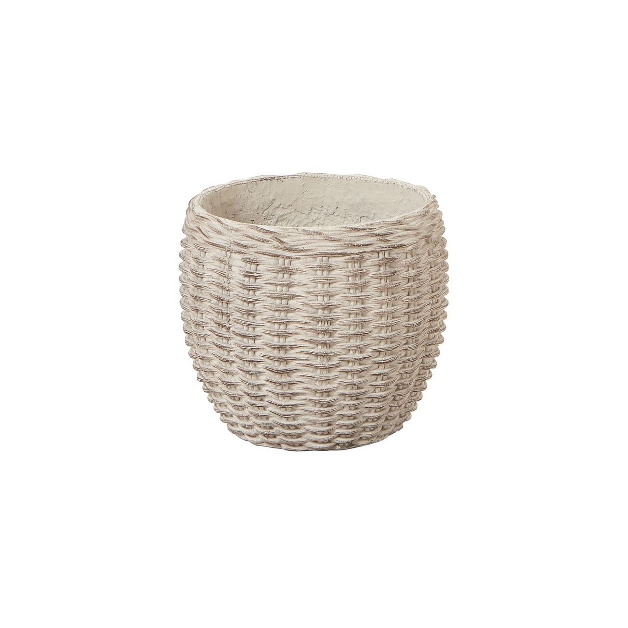 Hellas Natural Clay Wicker Set Of 4 Planters