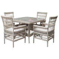 Thumbnail for Provence Collection Outdoor 4 Seater Dining Set