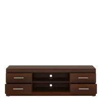 Thumbnail for Modern Dark Mahogany Wide 4 Drawer TV Media Cabinet