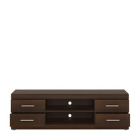 Thumbnail for Modern Dark Mahogany Wide 4 Drawer TV Media Cabinet