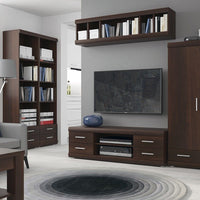 Thumbnail for Modern Dark Mahogany Wide 4 Drawer TV Media Cabinet