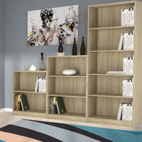 Thumbnail for 4 You Medium Wide Bookcase in Sonama Oak