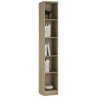 Thumbnail for 4 You Tall Narrow Bookcase in Sonama Oak