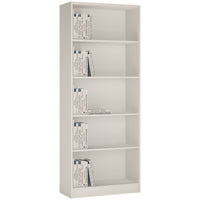 Thumbnail for 4 You Tall Wide Bookcase In Pearl White