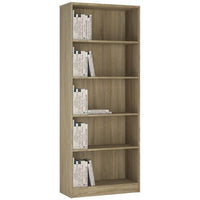 Thumbnail for 4 You Tall Wide Bookcase in Sonama Oak