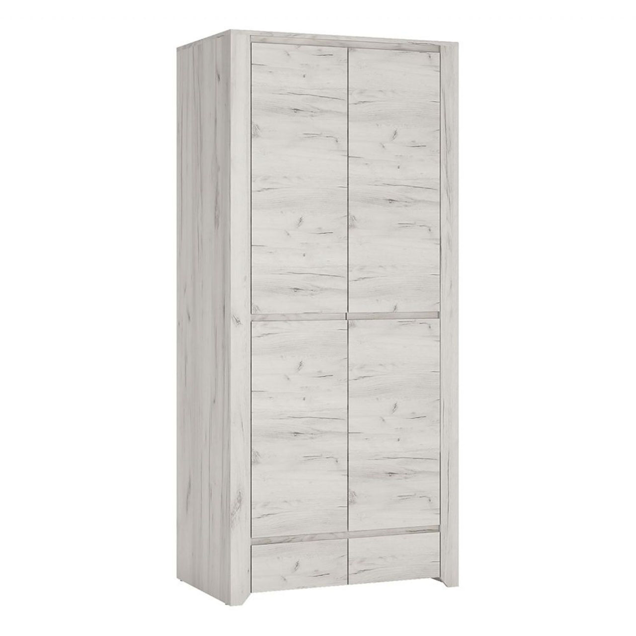 Angel Package 1 Drawer Bedside Cabinet + 2+3 Chest of Drawers + 2 Door 2 Drawer Fitted Wardrobe