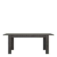 Thumbnail for Dark Wood 160 to 200cm Rectangular Extending Dining Table