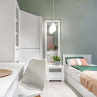 Thumbnail for Novi 1 Drawer Bedside Table in Alpine White