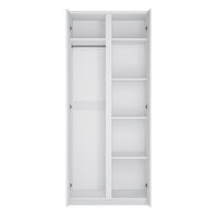 Thumbnail for Fribo 2 door wardrobe in White