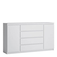 Thumbnail for Modern White Sideboard 4 Centre Drawers