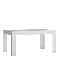 Thumbnail for White and High Gloss 160 to 200cm Large Extending Dining Table