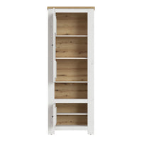 Thumbnail for Celesto 2 Door Cabinet in White and Oak