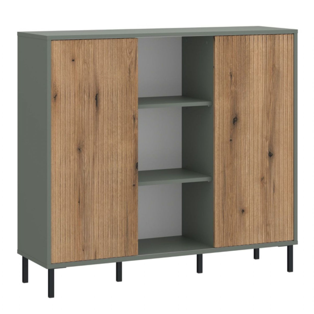 Darwin Sideboard 2 Door in Green Oak