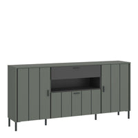 Thumbnail for Arundel Sideboard 2 Door 1 Flap 1 Drawer in Green Grey