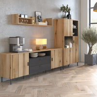 Thumbnail for Arundel TV Cabinet 2 Door 2 Drawer 173cm Wide in Oak Grey