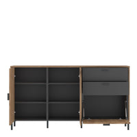 Thumbnail for Arundel Sideboard 2 Door 1 Flap 2 Drawer in Oak Grey